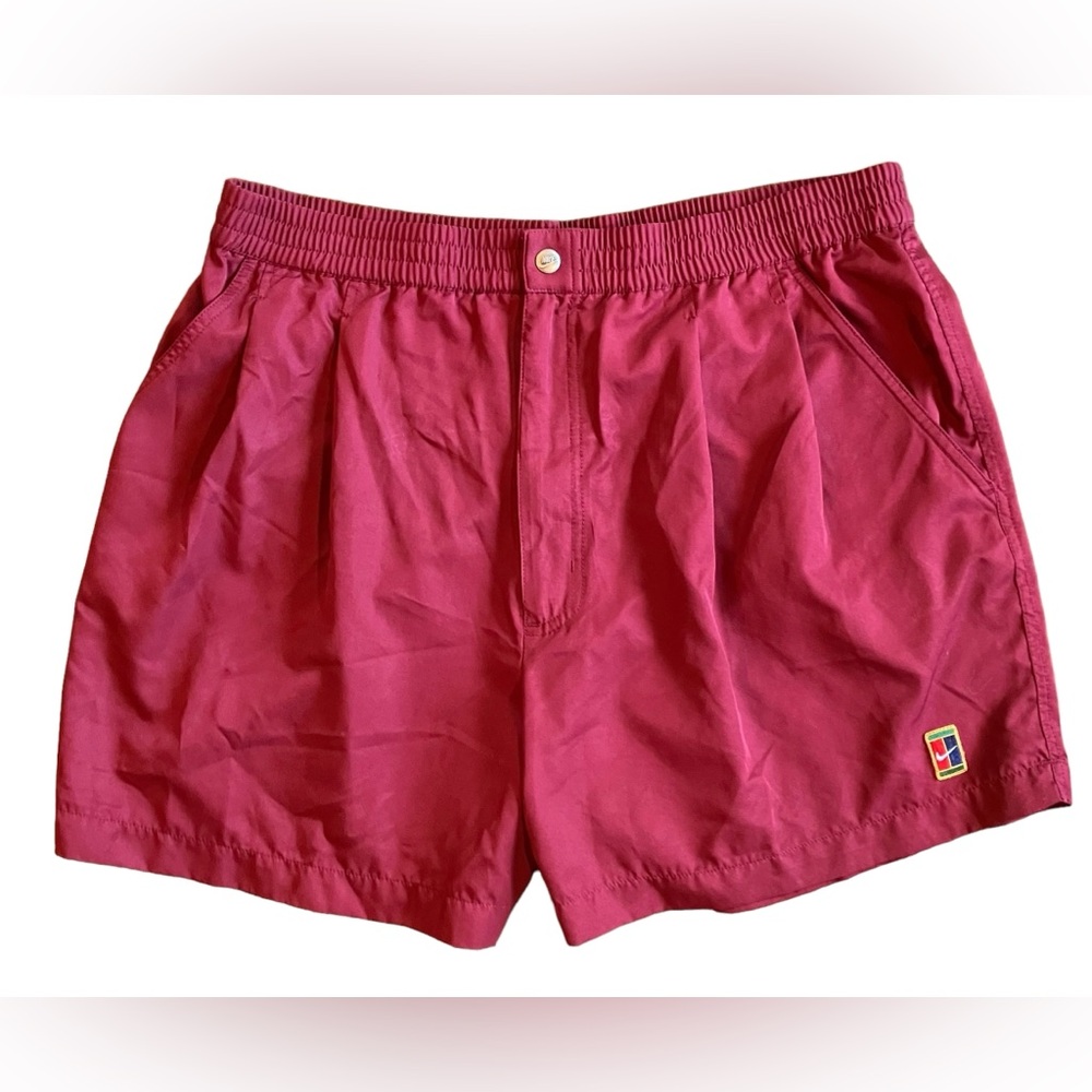 Vintage Nike Court Challenge Andre Agassi Dark Red Shorts Men’s XL